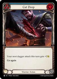 Cut Deep (Blue) (FNG023) [Blitz Deck: The Hunted - Fang]