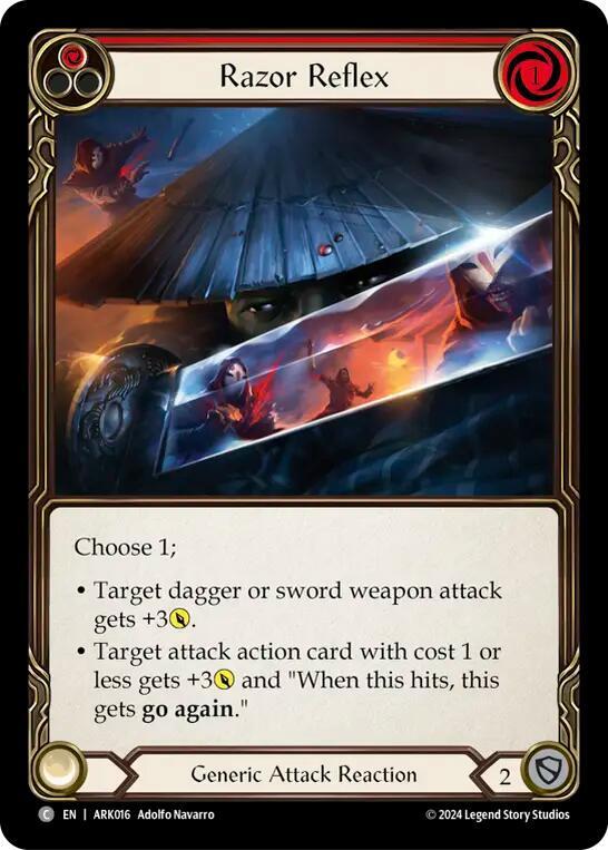 Razor Reflex (Red) (ARK016) [Blitz Deck: The Hunted - Arakni]