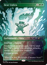 Bear Umbra (Rainbow Foil) (1723) [Secret Lair Drop Series]