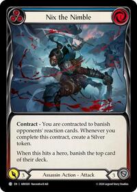 Nix the Nimble (Blue) (ARK020) [Blitz Deck: The Hunted - Arakni]