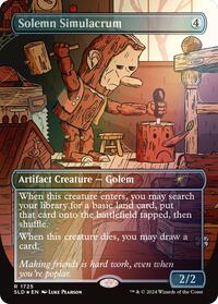 Solemn Simulacrum (1725) (Rainbow Foil) (1725) [Secret Lair Drop Series]