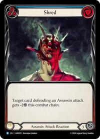 Shred (Blue) (ARK025) [Blitz Deck: The Hunted - Arakni]