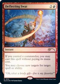 Deflecting Swat (Rainbow Foil) (1552) [Secret Lair Drop Series]