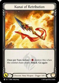 Kunai of Retribution (CIN002) [Blitz Deck: The Hunted - Cindra]