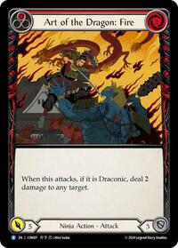 Art of the Dragon: Fire (CIN007) [Blitz Deck: The Hunted - Cindra]