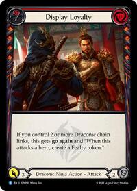 Display Loyalty (Red) (CIN010) [Blitz Deck: The Hunted - Cindra]