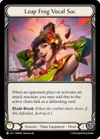 Leap Frog Vocal Sac (WOD003) [Blitz Deck: The Hunted - Arakni, Web of Deceit]