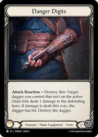 Danger Digits (WOD005) [Blitz Deck: The Hunted - Arakni, Web of Deceit]