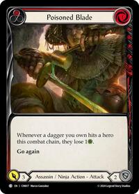 Poisoned Blade (Red) (CIN017) [Blitz Deck: The Hunted - Cindra]