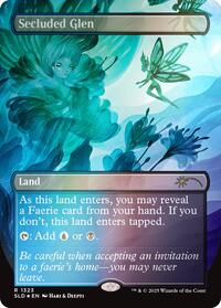 Secluded Glen (Rainbow Foil) (1323) [Secret Lair Drop Series]