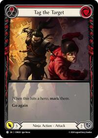 Tag the Target (Red) (Extended Art) (CIN020) [Blitz Deck: The Hunted - Cindra]