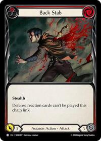 Back Stab (Red) (WOD007) [Blitz Deck: The Hunted - Arakni, Web of Deceit]