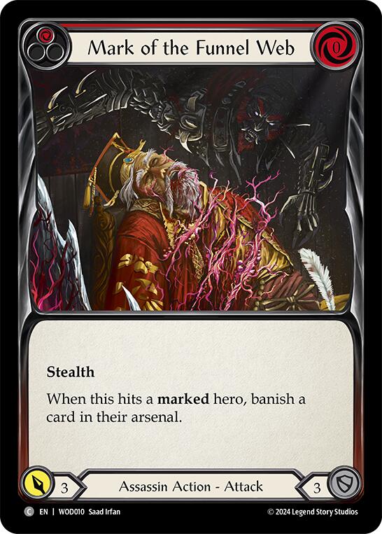 Mark of the Funnel Web (Red) (WOD010) [Blitz Deck: The Hunted - Arakni, Web of Deceit]