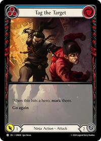 Tag the Target (Blue) (Extended Art) (CIN026) [Blitz Deck: The Hunted - Cindra]