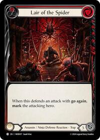 Lair of the Spider (Red) (WOD017) [Blitz Deck: The Hunted - Arakni, Web of Deceit]