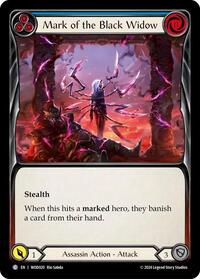 Mark of the Black Widow (Blue) (WOD020) [Blitz Deck: The Hunted - Arakni, Web of Deceit]