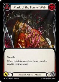 Mark of the Funnel Web (Blue) (WOD021) [Blitz Deck: The Hunted - Arakni, Web of Deceit]