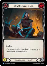 Whittle from Bone (Blue) (WOD023) [Blitz Deck: The Hunted - Arakni, Web of Deceit]