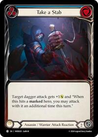 Take a Stab (Blue) (WOD025) [Blitz Deck: The Hunted - Arakni, Web of Deceit]