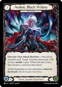 Arakni, Black Widow // Arakni, Funnel Web (WOD027//WOD028) [Blitz Deck: The Hunted - Arakni, Web of Deceit]