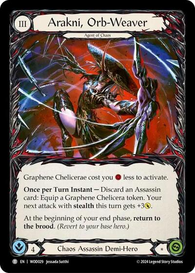 Arakni, Orb-Weaver // Arakni, Redback (WOD029//WOD030) [Blitz Deck: The Hunted - Arakni, Web of Deceit]