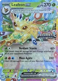 Leafeon ex - 006/131 (Prismatic Evolutions Stamp) (006/131) [Miscellaneous Cards & Products]