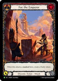 For the Emperor - FAB319 (FAB319) [Flesh and Blood: Promo Cards]