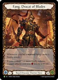 Fang, Dracai of Blades - HER134 (HER134) [Flesh and Blood: Promo Cards]