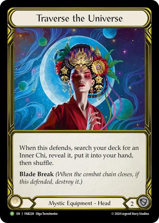 Traverse the Universe (Golden) - FAB228 (FAB228) [Flesh and Blood: Promo Cards]