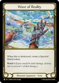 Wave of Reality (Golden) - FAB259 (FAB259) [Flesh and Blood: Promo Cards]