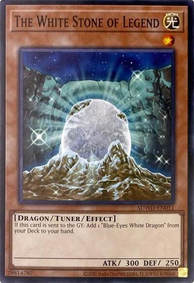 The White Stone of Legend (Unlimited Misprint) (SDWD-EN011) [Structure Deck: Blue-Eyes White Destiny]