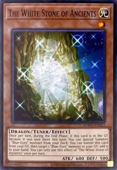 The White Stone of Ancients (Unlimited Misprint) (SDWD-EN012) [Structure Deck: Blue-Eyes White Destiny]