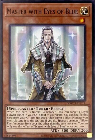 Master with Eyes of Blue (Unlimited Misprint) (SDWD-EN014) [Structure Deck: Blue-Eyes White Destiny]