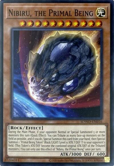 Nibiru, the Primal Being (Unlimited Misprint) (SDWD-EN016) [Structure Deck: Blue-Eyes White Destiny]