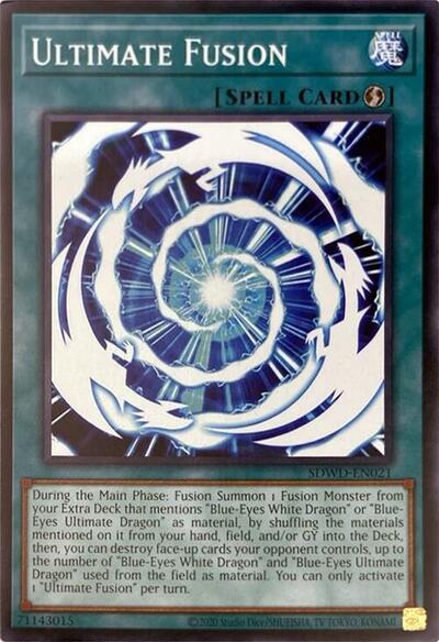 Ultimate Fusion (Unlimited Misprint) (SDWD-EN021) [Structure Deck: Blue-Eyes White Destiny]