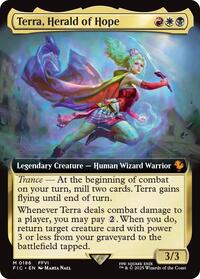 Terra, Herald of Hope (Extended Art) (186) [Commander: FINAL FANTASY]