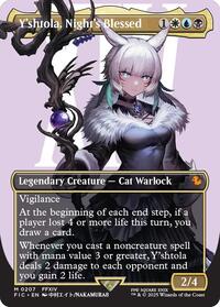 Y'shtola, Night's Blessed (Borderless) (207) [Commander: FINAL FANTASY]