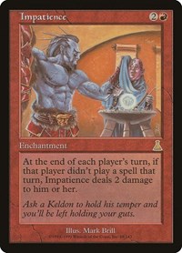 Impatience (88) [Urza's Destiny]