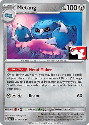 Metang 114/162  Prize Pack Series Cards - Common