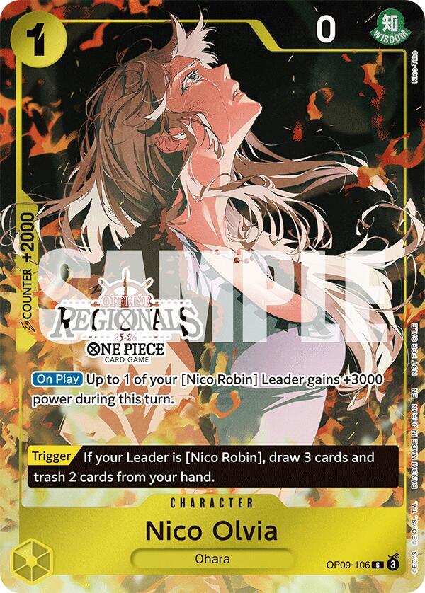 Nico Olvia (Offline Regional Participation Pack 2025 Vol.1) (OP09-106) [One Piece Promotion Cards]