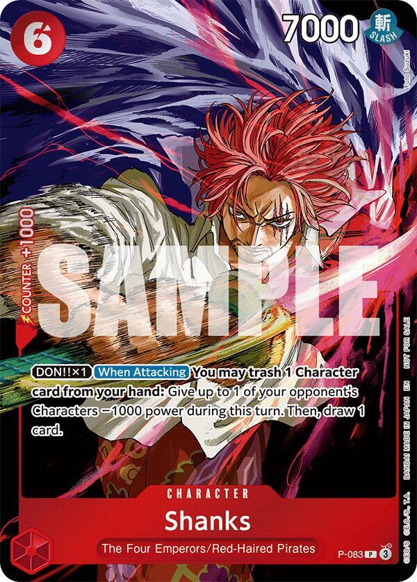 Shanks (Event Pack Vol. 6) (P-083) [One Piece Promotion Cards]