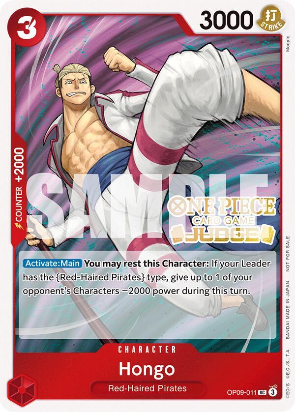 Hongo (Judge Pack Vol. 5) (OP09-011) [One Piece Promotion Cards]