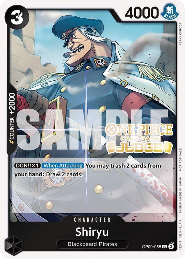 Shiryu (Judge Pack Vol. 5) (OP09-088) [One Piece Promotion Cards]
