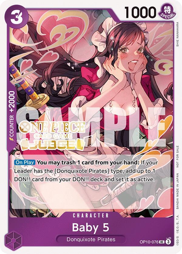 Baby 5 (Judge Pack Vol. 5) (OP10-076) [One Piece Promotion Cards]