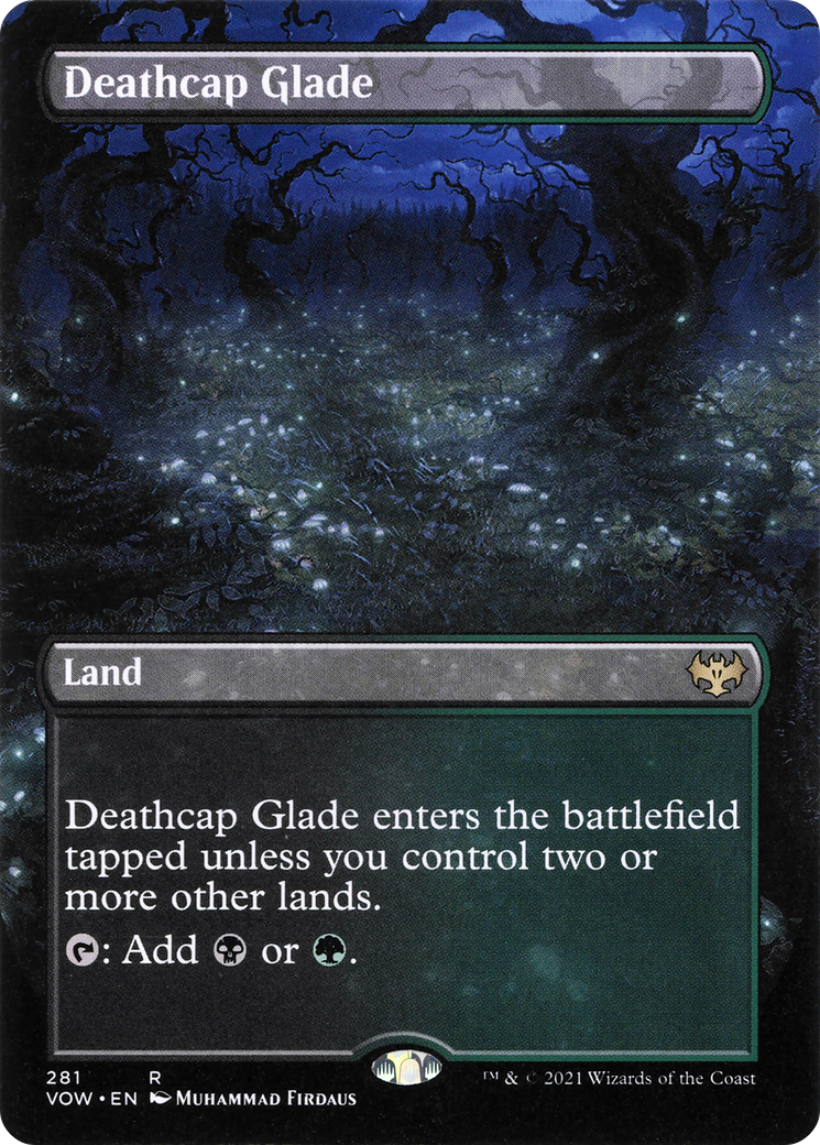 Deathcap Glade (Borderless) (VOW-281) - Innistrad: Crimson Vow