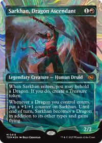 Sarkhan, Dragon Ascendant (0413) (Showcase) (Halo Foil) (413) [Tarkir: Dragonstorm]