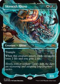 Skirmish Rhino (Showcase) (408) [Tarkir: Dragonstorm]