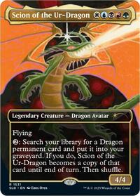 Scion of the Ur-Dragon (Rainbow Foil) (1531) [Secret Lair Drop Series]