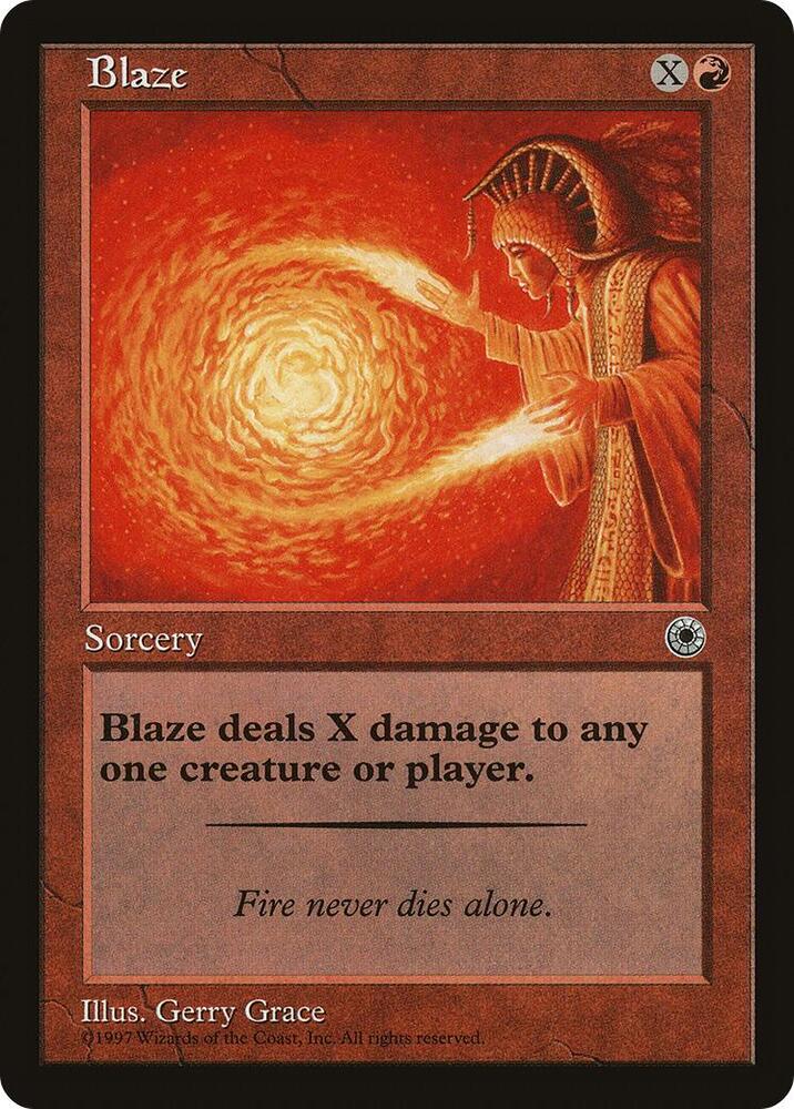 Blaze (Flavor Text) [Portal]