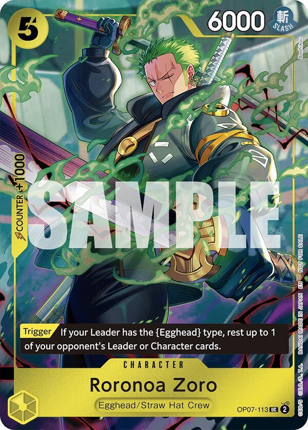 Roronoa Zoro (One Piece Day Dallas 2025) (OP07-113) [One Piece Promotion Cards]